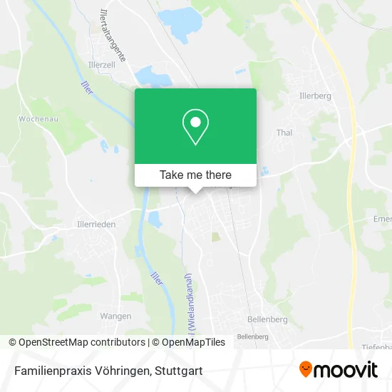 Карта Familienpraxis Vöhringen