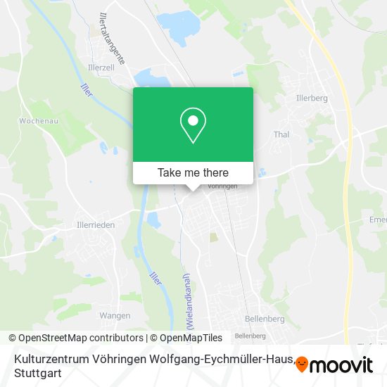 Карта Kulturzentrum Vöhringen Wolfgang-Eychmüller-Haus
