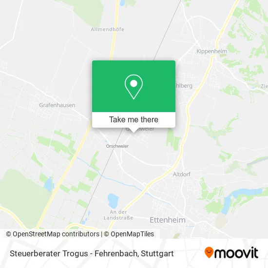 Карта Steuerberater Trogus - Fehrenbach