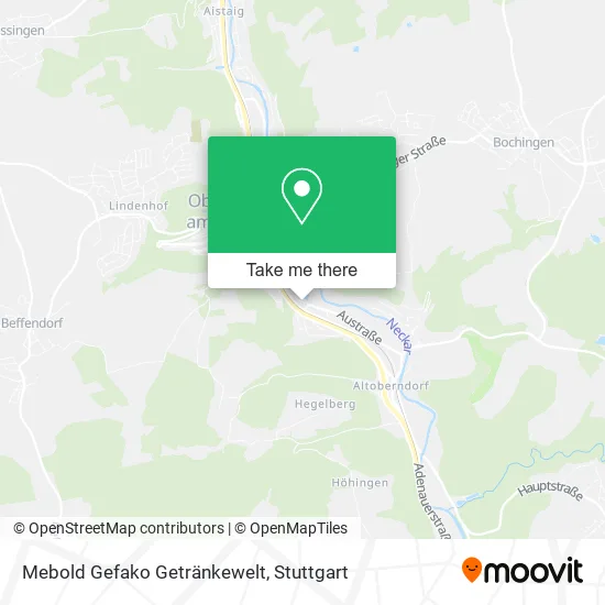Карта Mebold Gefako Getränkewelt