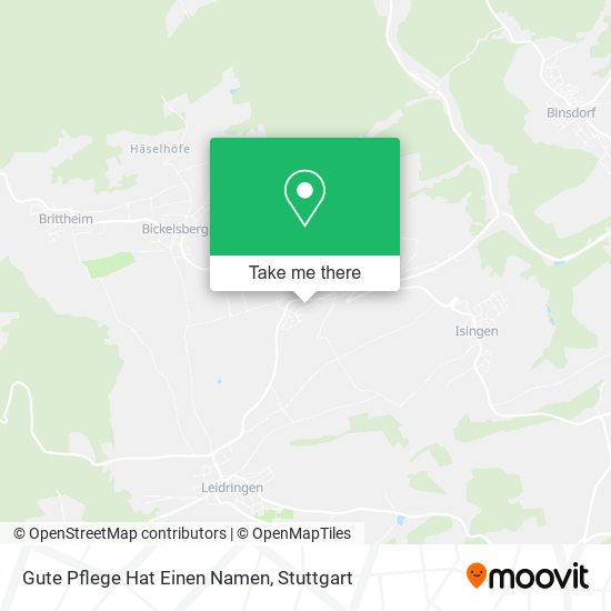 Gute Pflege Hat Einen Namen map