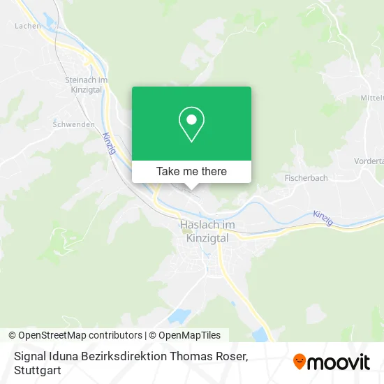 Карта Signal Iduna Bezirksdirektion Thomas Roser