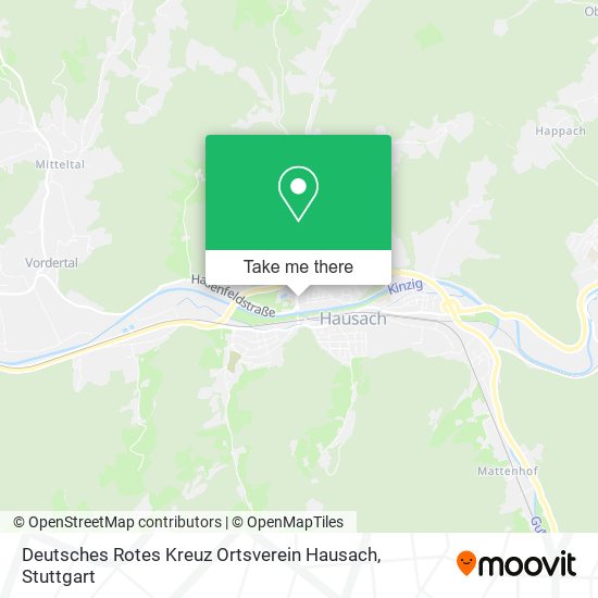 Deutsches Rotes Kreuz Ortsverein Hausach map