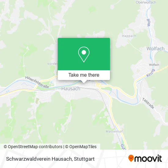 Карта Schwarzwaldverein Hausach