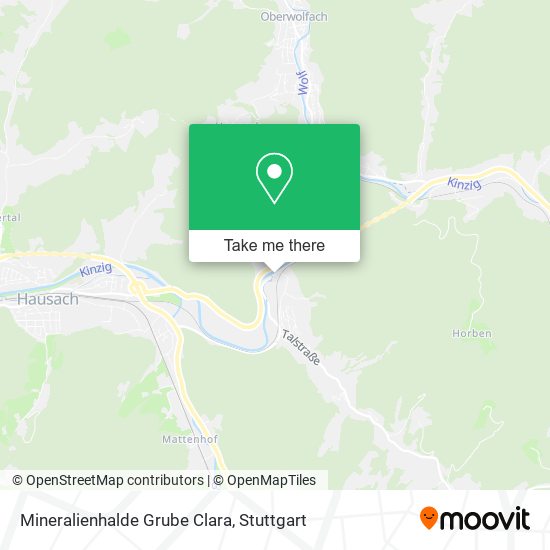 Mineralienhalde Grube Clara map