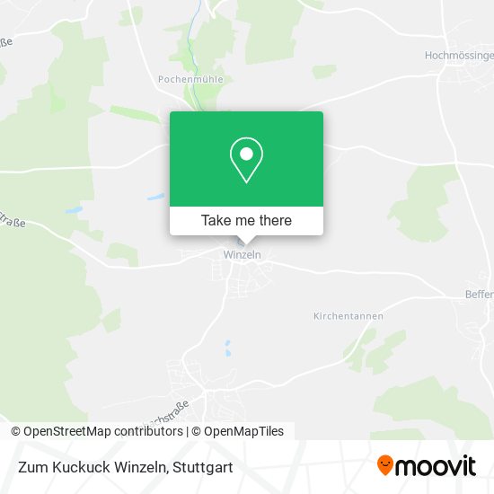 Карта Zum Kuckuck Winzeln