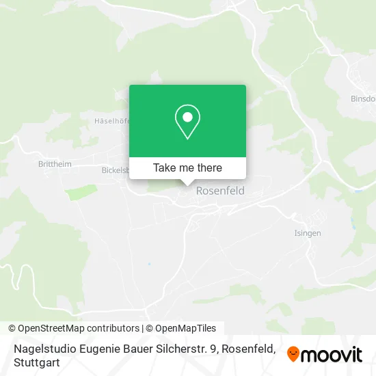 Карта Nagelstudio Eugenie Bauer Silcherstr. 9, Rosenfeld