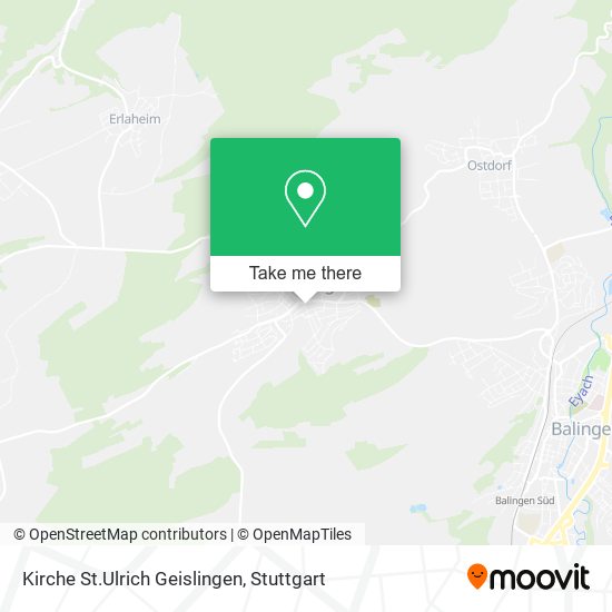 Kirche St.Ulrich Geislingen map