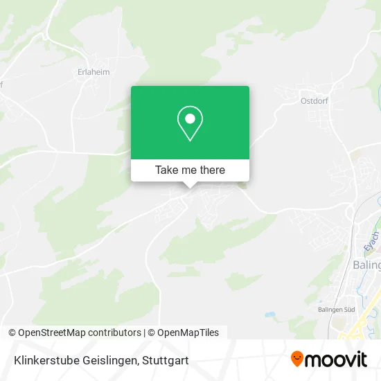 Карта Klinkerstube Geislingen