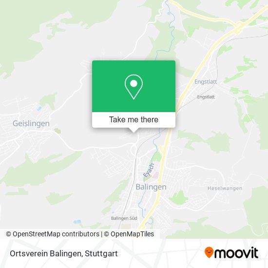 Ortsverein Balingen map