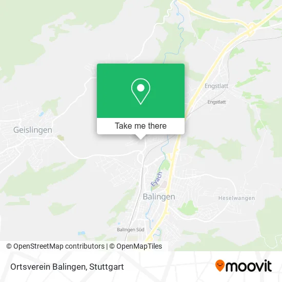 Карта Ortsverein Balingen