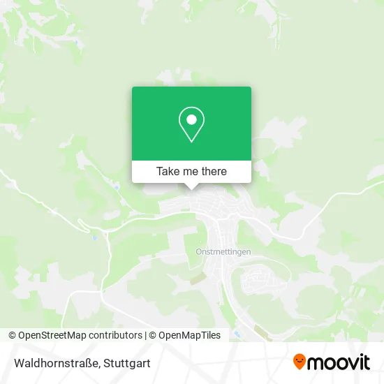 Карта Waldhornstraße