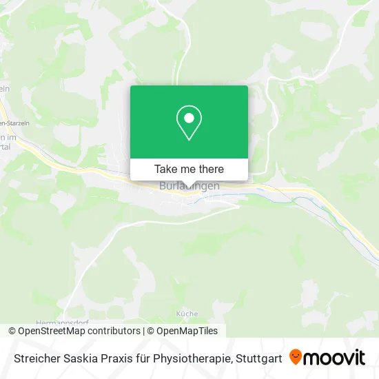 Карта Streicher Saskia Praxis für Physiotherapie