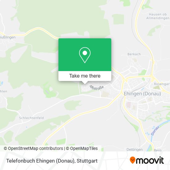 Карта Telefonbuch Ehingen (Donau)