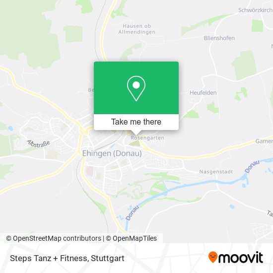 Steps Tanz + Fitness map