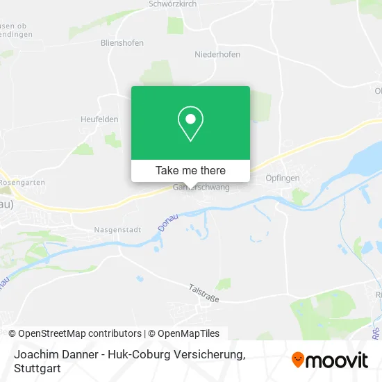 Карта Joachim Danner - Huk-Coburg Versicherung