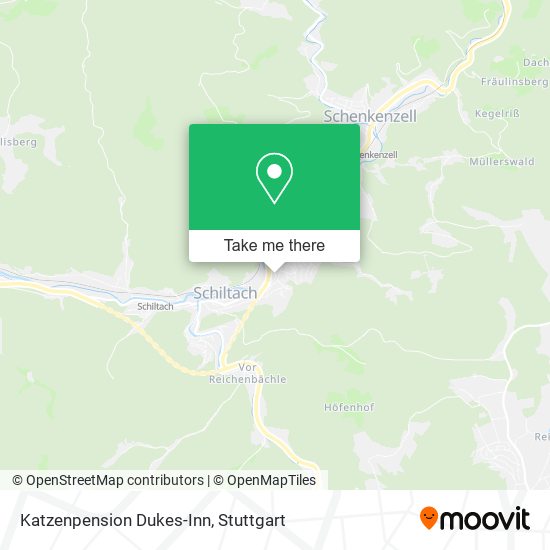 Katzenpension Dukes-Inn map