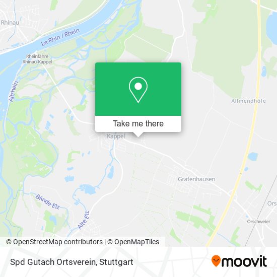 Spd Gutach Ortsverein map