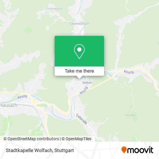 Stadtkapelle Wolfach map
