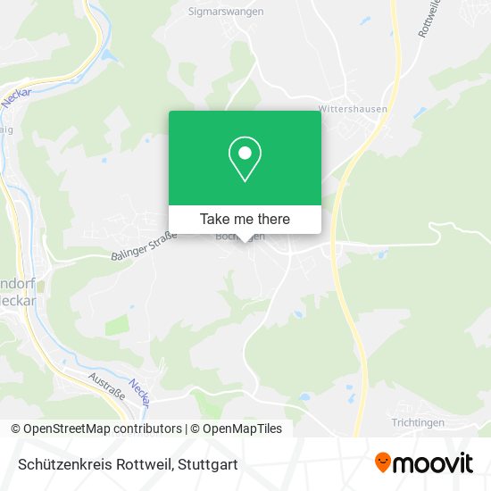 Schützenkreis Rottweil map