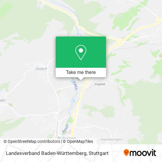 Landesverband Baden-Württemberg map