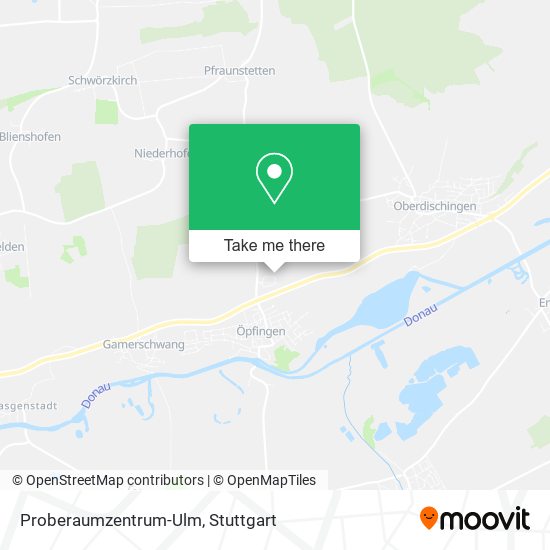 Proberaumzentrum-Ulm map