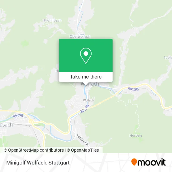 Карта Minigolf Wolfach