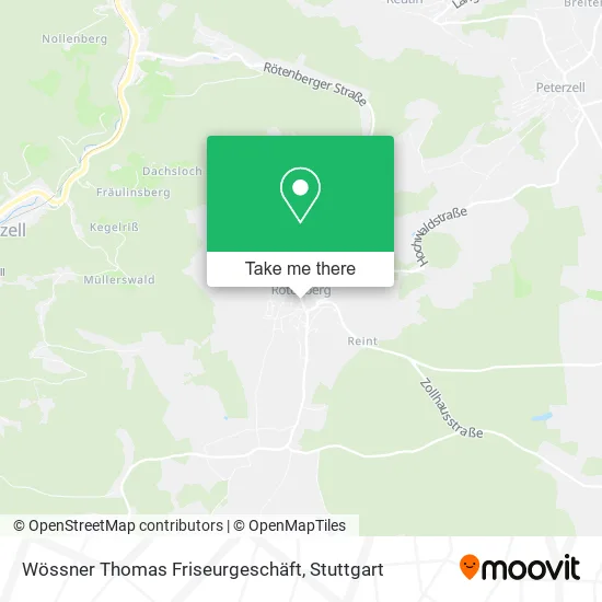 Карта Wössner Thomas Friseurgeschäft