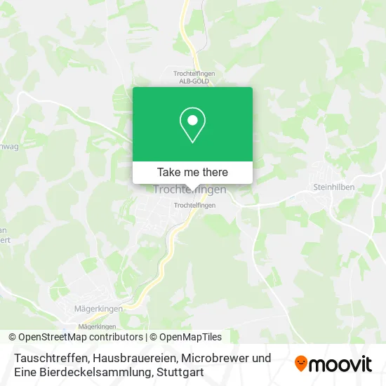 Карта Tauschtreffen, Hausbrauereien, Microbrewer und Eine Bierdeckelsammlung