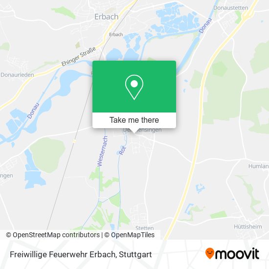 Freiwillige Feuerwehr Erbach map
