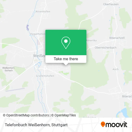 Карта Telefonbuch Weißenhorn