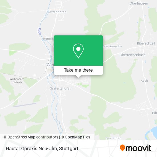 Hautarztpraxis Neu-Ulm map