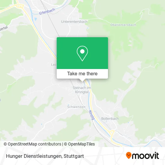 Карта Hunger Dienstleistungen