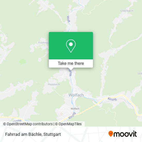 Карта Fahrrad am Bächle