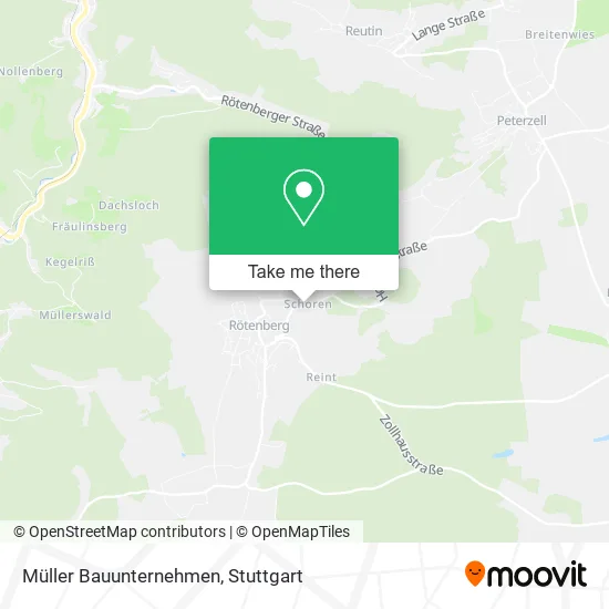 Карта Müller Bauunternehmen