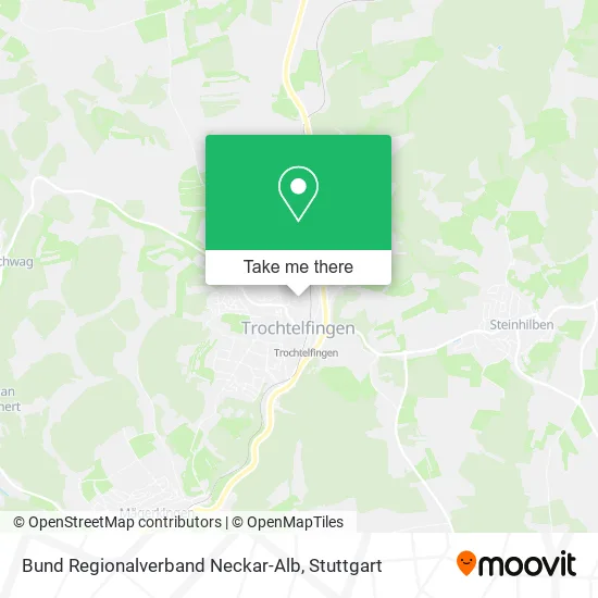 Карта Bund Regionalverband Neckar-Alb