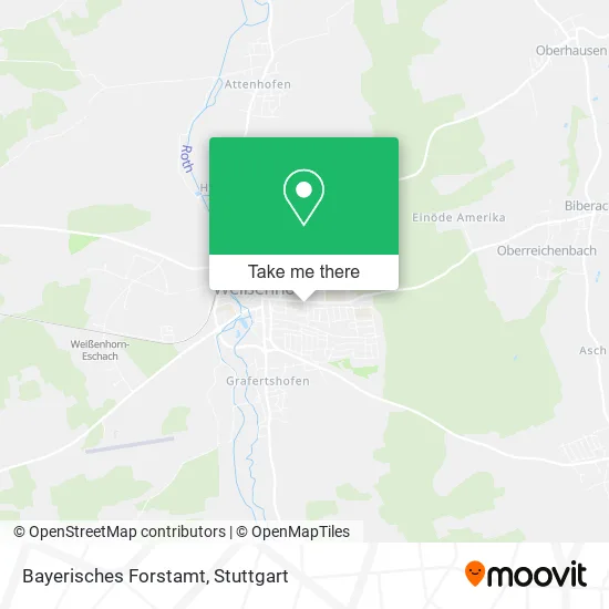 Карта Bayerisches Forstamt