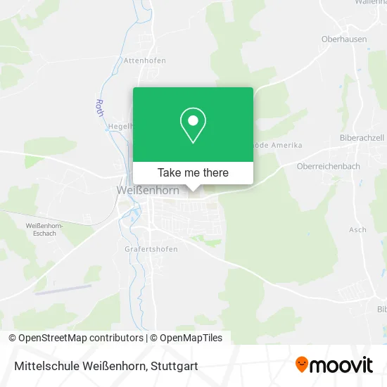Карта Mittelschule Weißenhorn