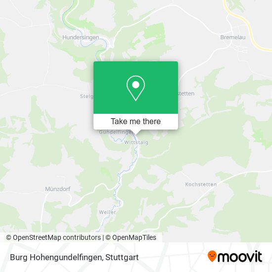 Burg Hohengundelfingen map