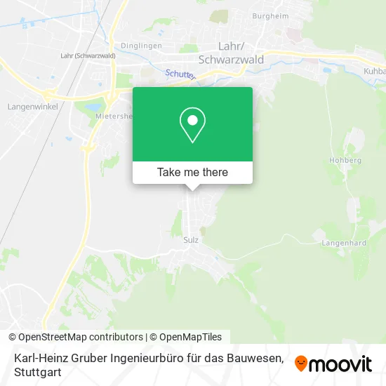 Карта Karl-Heinz Gruber Ingenieurbüro für das Bauwesen