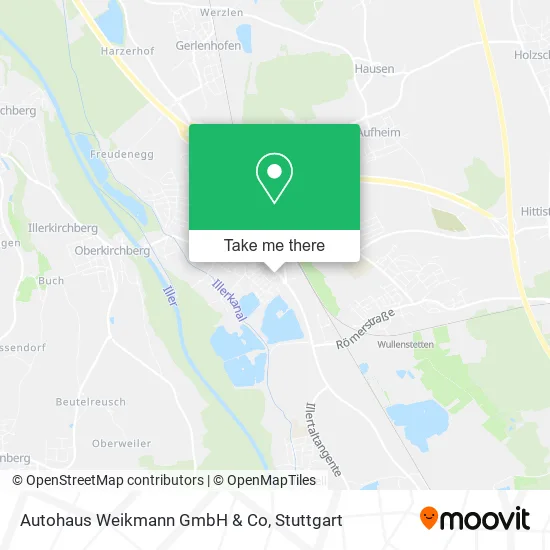 Карта Autohaus Weikmann GmbH & Co