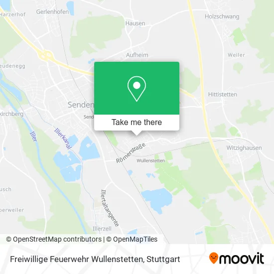 Карта Freiwillige Feuerwehr Wullenstetten
