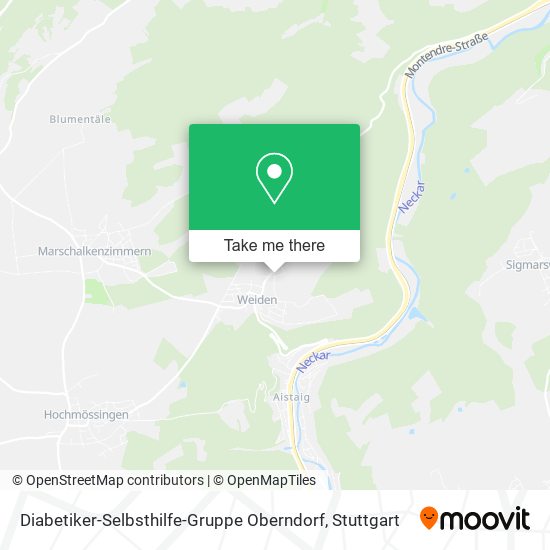 Карта Diabetiker-Selbsthilfe-Gruppe Oberndorf