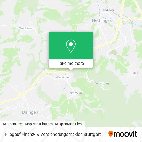 Карта Fliegauf Finanz- & Versicherungsmakler