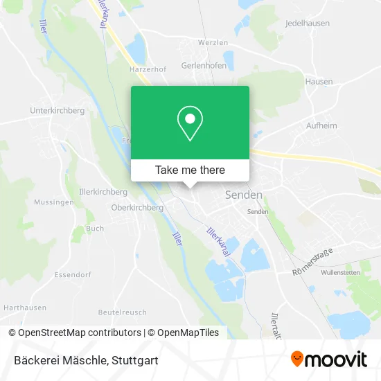 Карта Bäckerei Mäschle