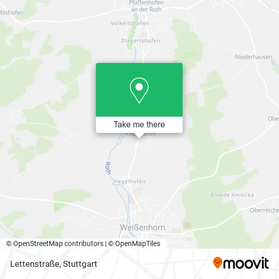 Карта Lettenstraße