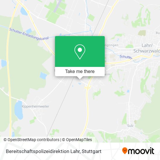 Bereitschaftspolizeidirektion Lahr map