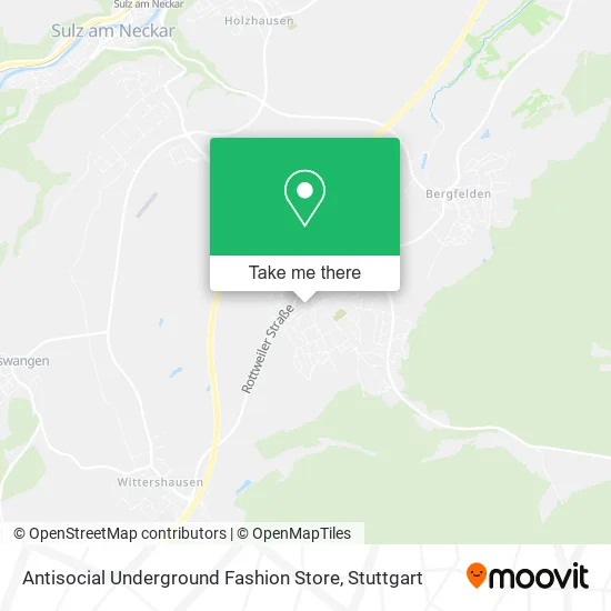 Карта Antisocial Underground Fashion Store