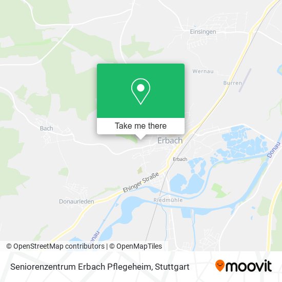 Seniorenzentrum Erbach Pflegeheim map