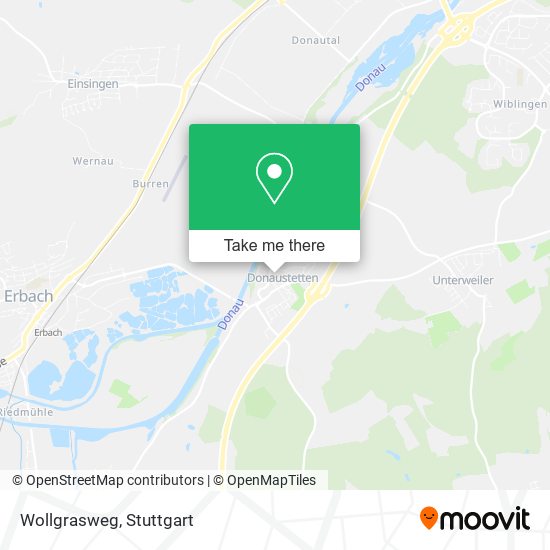 Карта Wollgrasweg